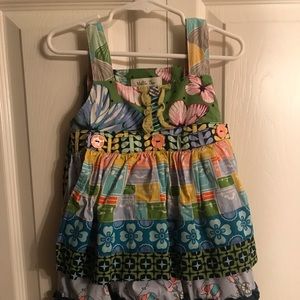 Little Girls Matilda Jane Button ApronDress Size 2